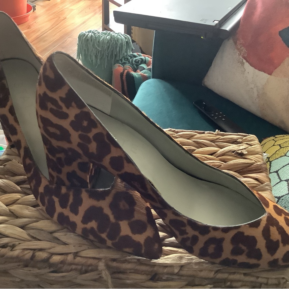 Leopard Print Heels - image 3